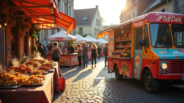 Food truck à proximité des Villiers-Saint-Frédéric : explorez les spécialités locales et le street food