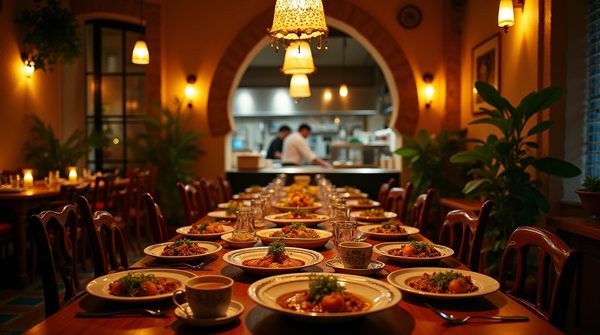 Voyage sensoriel au cœur d'un restaurant tunisien à lyon